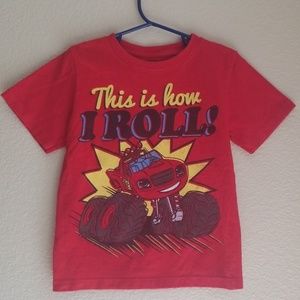 Blaze tee. Monster truck